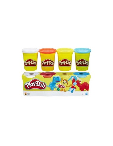 PLAY-DOH SET 4 VASETTI SINGOLI B5517EU4 HASBRO su TreG Ingrosso