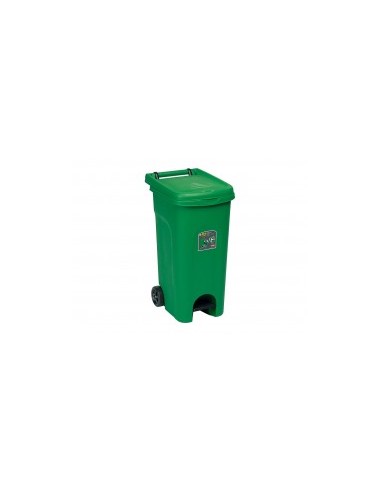 URBAN ECO SYSTEM BIDONE CON RUOTE 80 LT VERDE STEFANPLAST su TreG I...