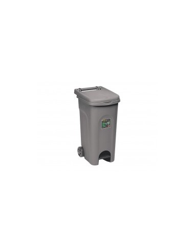 URBAN ECO SYSTEM BIDONE 80 LT GRIGIO CON PEDALE STEFANPLAST su TreG...