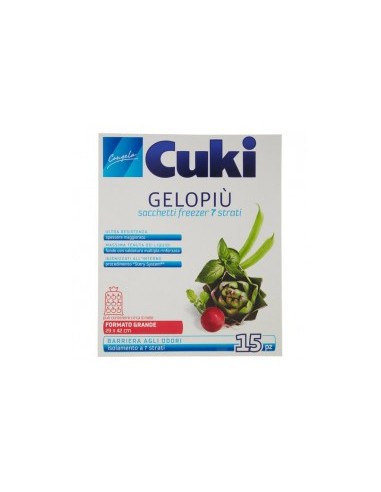 CUKI GELOPIU 15 SACCHETTI 7 STRATI 29X42 200037 su TreG Ingrosso