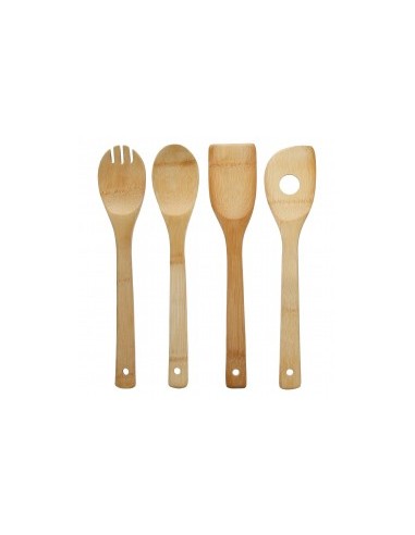 SET 4 UTENSILI 120058 BAMBOO su TreG Ingrosso