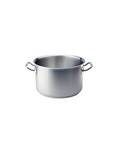 CASSERUOLA ALTA IN ACCIAIO INOX 20 CM 2 MANICI BALDASSARE AGNELLI s...