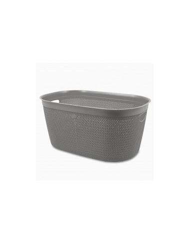 CESTA BF30407 INTRECCIO L GRIGIO su TreG Ingrosso