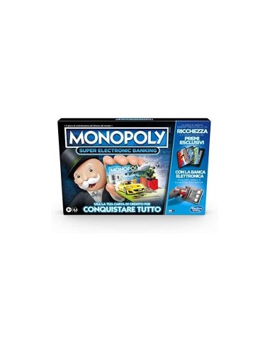 GIOCO E8978 MONOPOLY SUPER ELECTRONIC BANKING su TreG Ingrosso