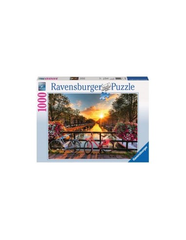 PUZZLE 1000PZ BICICLETTE AD AMSTERDAM 19606 RAVENSBURGER su TreG In...