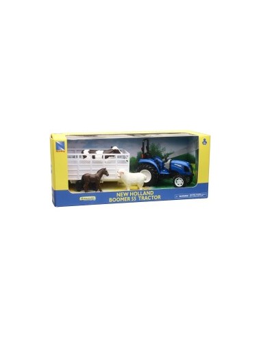 TRATTORE 05735 NEW HOLLAND 1:32 C/ANIMALI su TreG Ingrosso