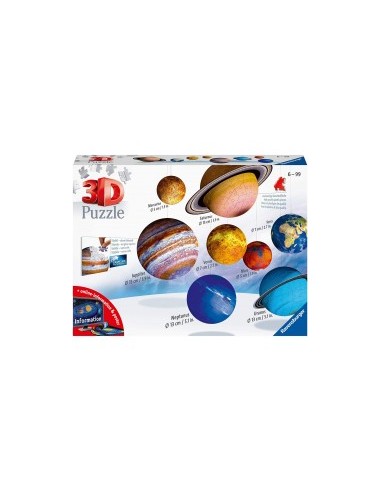 SISTEMA PLANETARIO 3D 11668 RAVENSBURGER su TreG Ingrosso