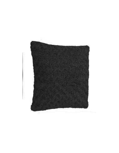 CUSCINO IN PELLICCIA NERO 45 x 45 131500J su TreG Ingrosso