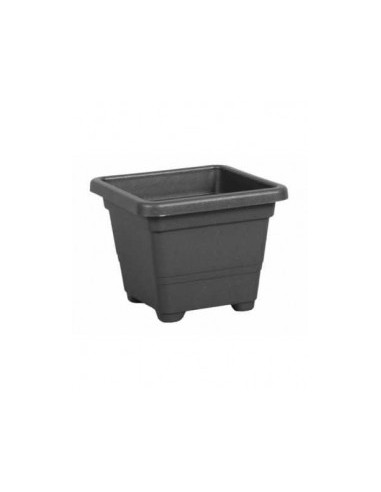 VASO QUADRATO 54CM ANTRACITE C/SOTTOV su TreG Ingrosso