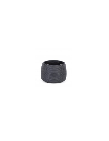 VASO 0790590 1°MIS STRIPES TONDO ANTRACITE su TreG Ingrosso