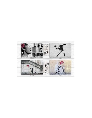 TOVAGLIETTA 76670 31X45 BANSKY su TreG Ingrosso