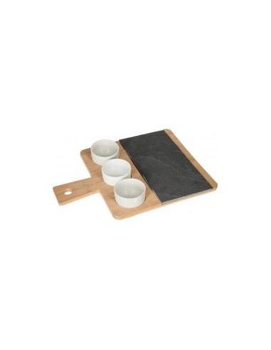 SET APERITIVO 150083 ARDESIA 4PZ su TreG Ingrosso