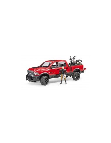 RAM 2500 POWER WAGON SCRAMBLER E PERSONAGGIO 02502 BRUDER SPIELWARE...