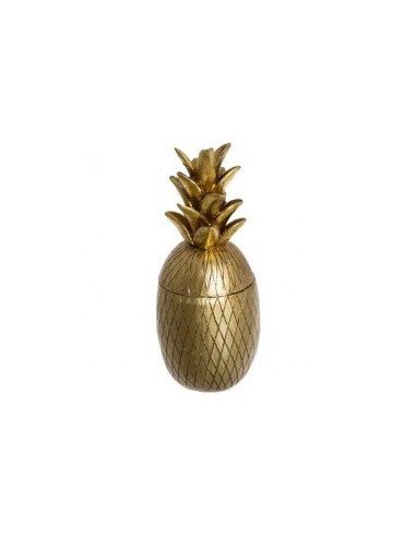 ANANAS CONTENITORE DORATO 24CM su TreG Ingrosso