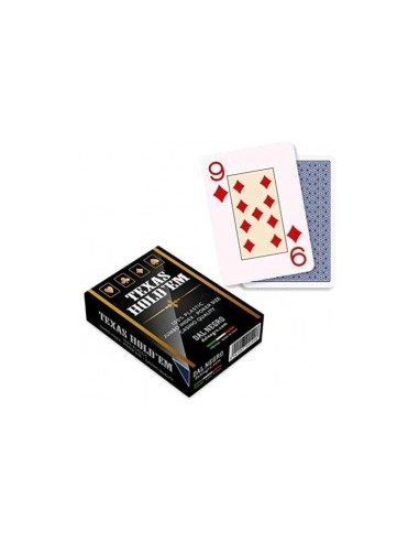 CARTE TEXAS HOLD'EM BLU CASINO QUALITY su TreG Ingrosso