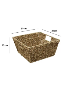 CESTA PORTAOGGETTI VIMINI 31X15CM su TreG Ingrosso