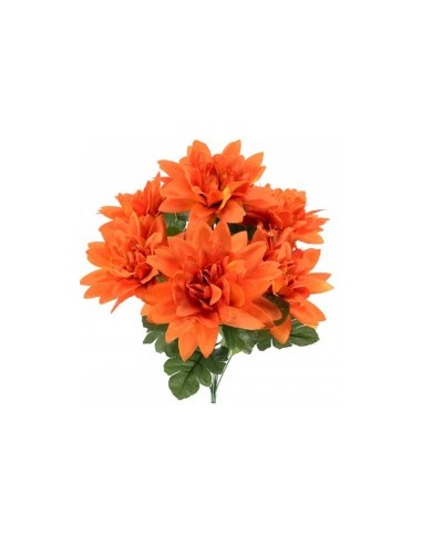 RAMO 7366 DAHLIAS AMARILLO su TreG Ingrosso