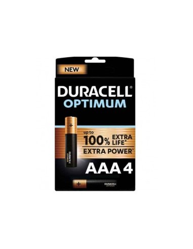 DURACELL OPTIMUM BL 4 PILE AAA su TreG Ingrosso