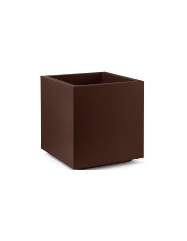 MATHERIA VASO CUBO 40CM BRONZO su TreG Ingrosso