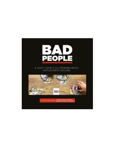 Rocco Giocattoli Bad People, gioco da tavolo per adulti, serate tra amici, gioco divertente, giochi di società 18+