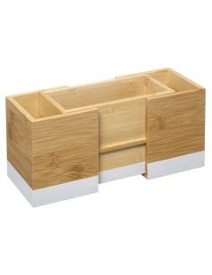 PORTAPOSATE 179697A BIANCO BAMBOO ESTENSIBILE su TreG Ingrosso