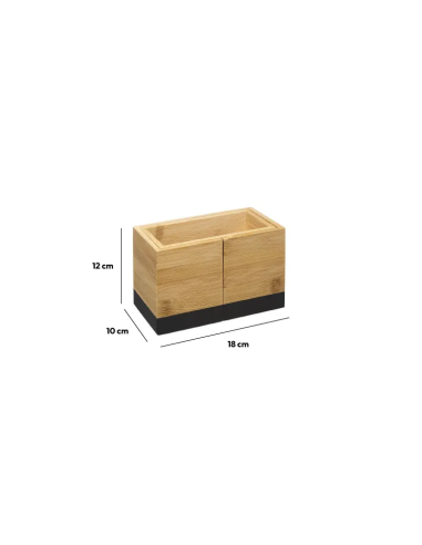 PORTAPOSATE 179697B NERO BAMBOO ESTENSIBILE su TreG Ingrosso