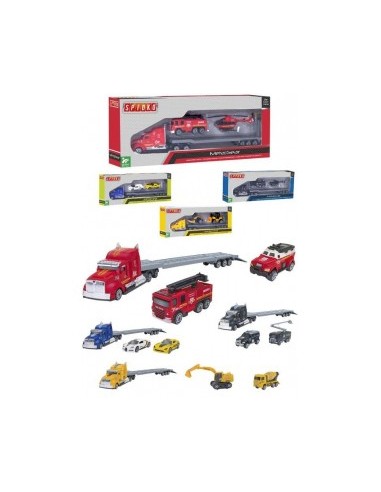 CAMION 40844 DIE CAST CON 2 VEICOLI su TreG Ingrosso