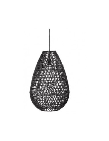 LAMPADARIO 168210A ETEL 38X55CM NERO METALLO/CARTA su TreG Ingrosso