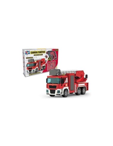 TEO'S 74211 CAMION POMPIERI MONTA/SMONTA LUCI SUONI su TreG Ingrosso