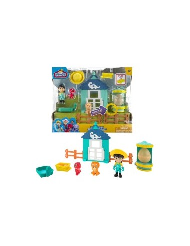 DINO RANCH DNA04000 PLAYSET INCUBATRICE CON PERSONAGGIO su TreG Ing...