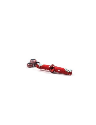 SET 4 PORTATOVAGLIOLI METALLO ROSSO D6CM su TreG Ingrosso