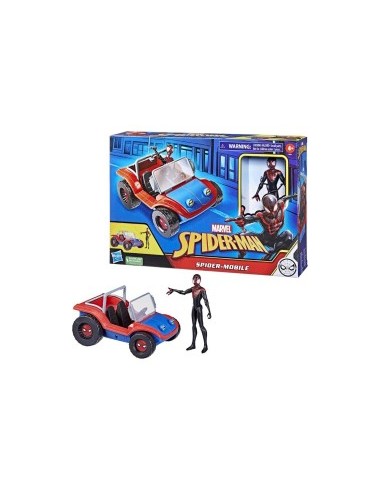 SPIDERMAN F5620 SPIDER-MOBILE CON PERSONAGGIO su TreG Ingrosso