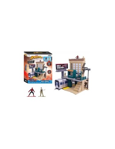 SPIDERMAN 253225012 PLAYSET DAILY BUGLE CON PERSONAGGI su TreG Ingr...