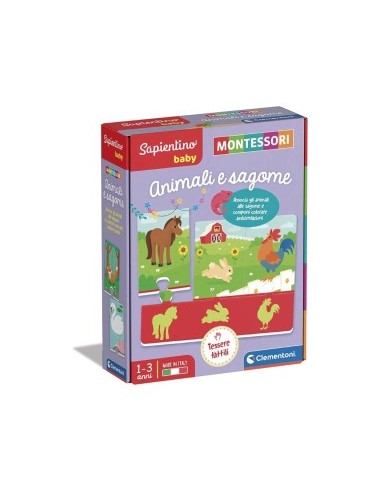 SAPIENTINO BABY 16408 ANIMALI E SAGOME su TreG Ingrosso