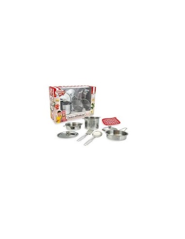 GRANDE CHEF 67969 SET PENTOLINE METALLO 8 PEZZI su TreG Ingrosso