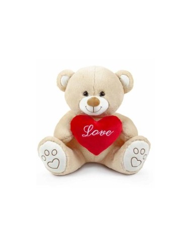 SV ORSO 25131 BEIGE 40CM CON CUORE su TreG Ingrosso