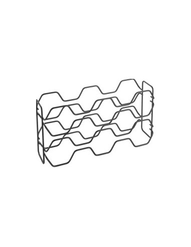 PORTABOTTIGLIE 10P 382910 HEXAGON 10 LAVA 43X12X22CM su TreG Ingrosso