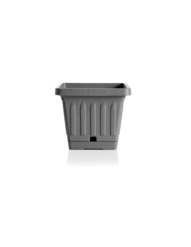 VASO TERRA 31402 QUADRATO 40X40 GRIGIO su TreG Ingrosso