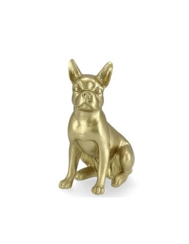 DECORAZIONE PUPPY 0183101 BOSTON TERRIER ORO su TreG Ingrosso