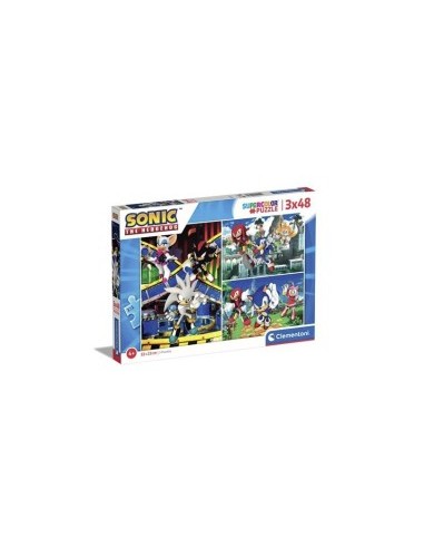 SONIC 25280 SET 3 PUZZLE 48PZ su TreG Ingrosso