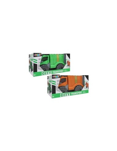 CAMION RIFIUTI 41683 PLASTICA 40CM COLORI ASSORTITI su TreG Ingrosso