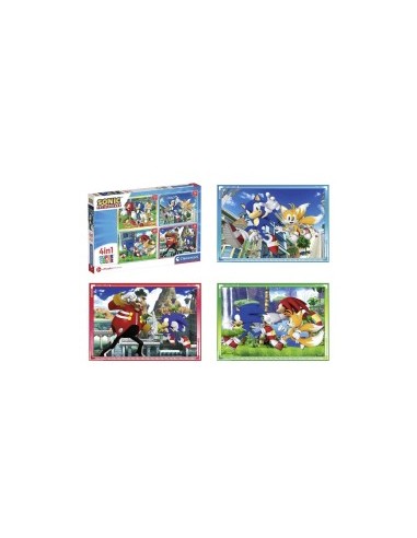 SONIC 21522 SET PUZZLE 4IN1 su TreG Ingrosso