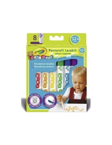 CONF 8 COLORI 8324 LAVABILI FIBRA MINIKIDS su TreG Ingrosso