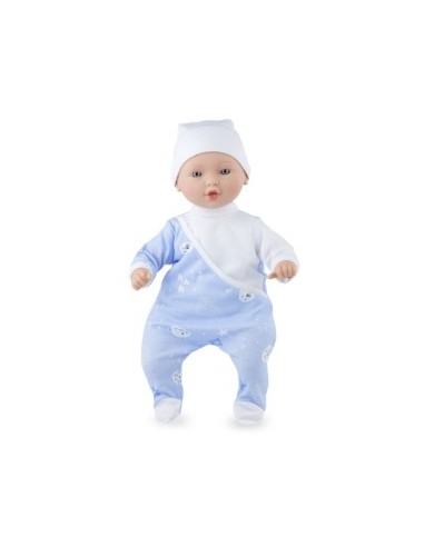 REBORN BAMBOLA 0447 PETITE STAR VESTITO AZZURRO su TreG Ingrosso