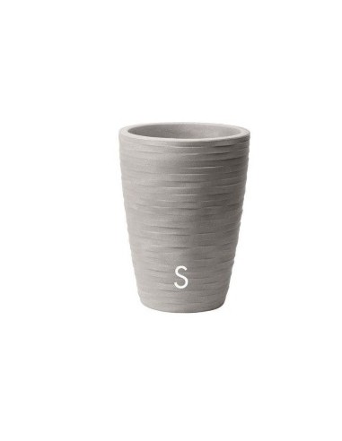 TYLUS VASO ELEGANCE D30CM H40CM CENERE su TreG Ingrosso