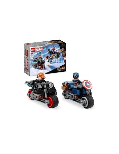 MARVEL 76260 MOTOCICLETTE DI BLACK WIDOW E CAPITAN AMERICA su TreG ...