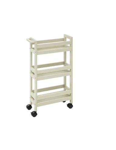 CARRELLO 174762O CON RUOTE 3P BEIGE su TreG Ingrosso