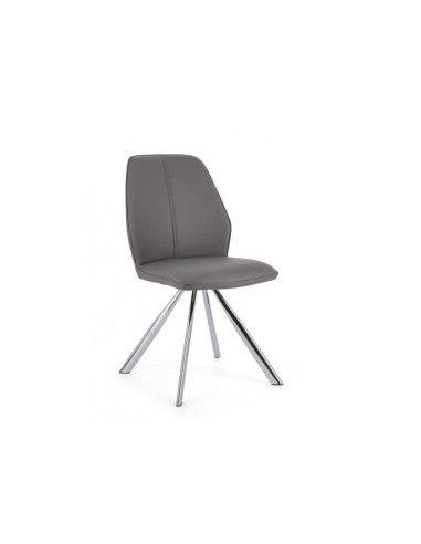 SEDIA 0730089 MAXWELL PU GRIGIO su TreG Ingrosso