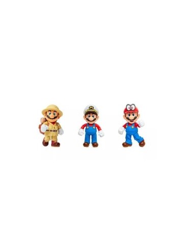 SUPER MARIO 406534 SET 3 PERSONAGGI 10CM su TreG Ingrosso