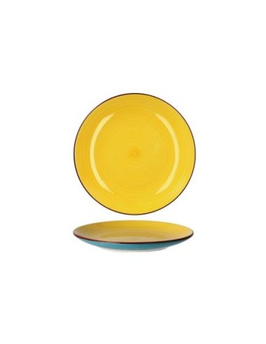 LINDA PIATTO FRUTTA 82726 GIALLO D20CM su TreG Ingrosso